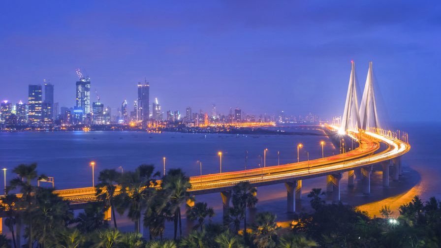 A birds eye view of a city