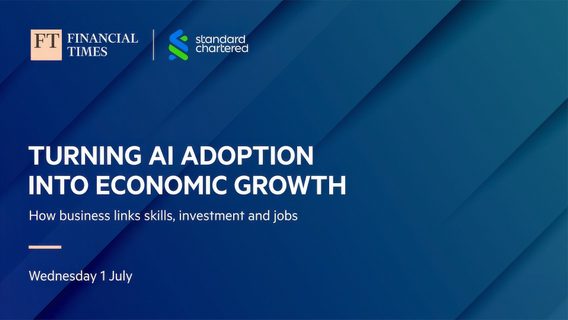 Financial Times and Standard Chartered webinar on turning AI adoption into economic growth.