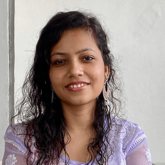 A portrait of Vishnupriya