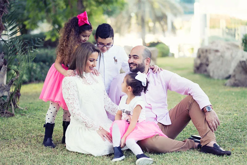 Wasim and family