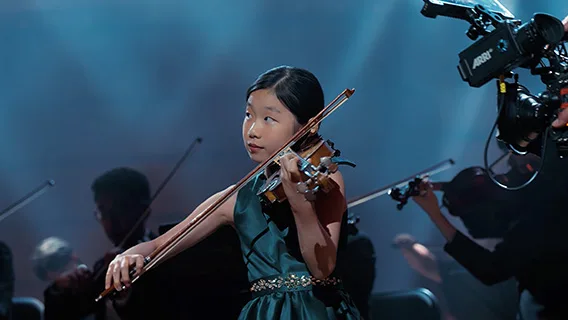 Yeonah Kim is filmed for Standard Chartered's 'Now is your time' campaign.