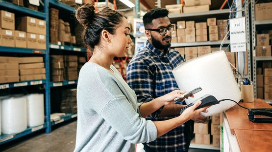people in warehouse