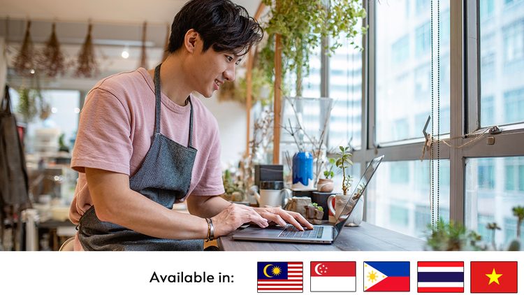 man using laptop