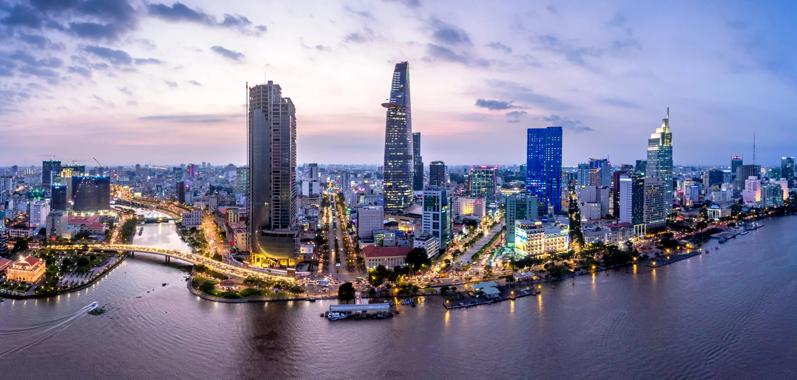 Sky line of Vietnam