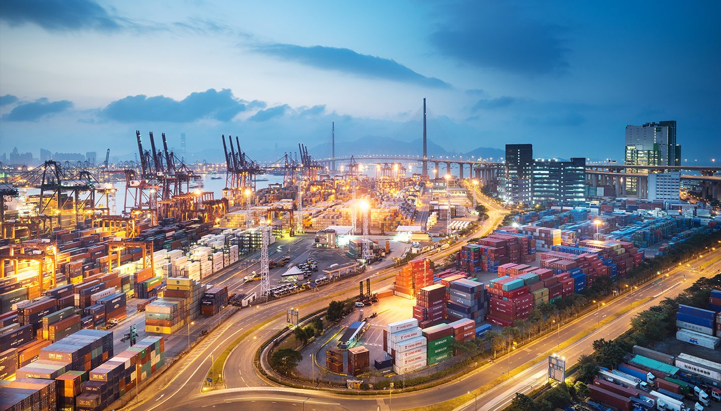 Main port in Singapore