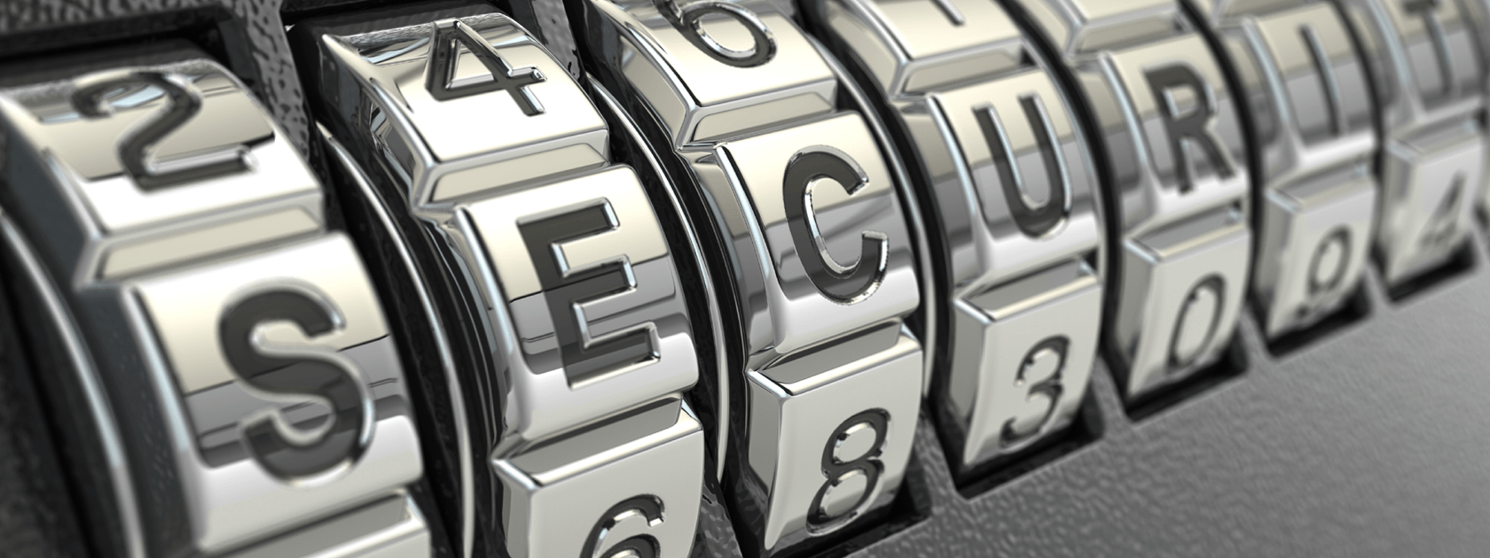 Close up combination lock