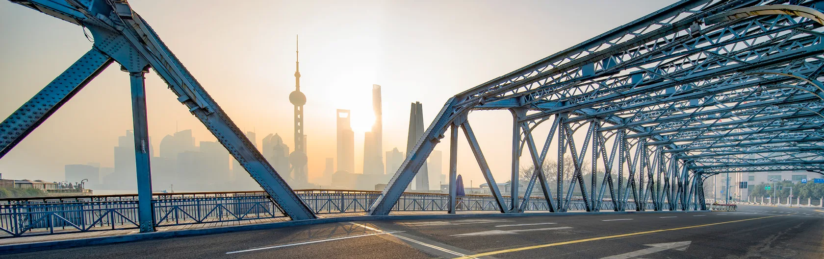view of China skyline