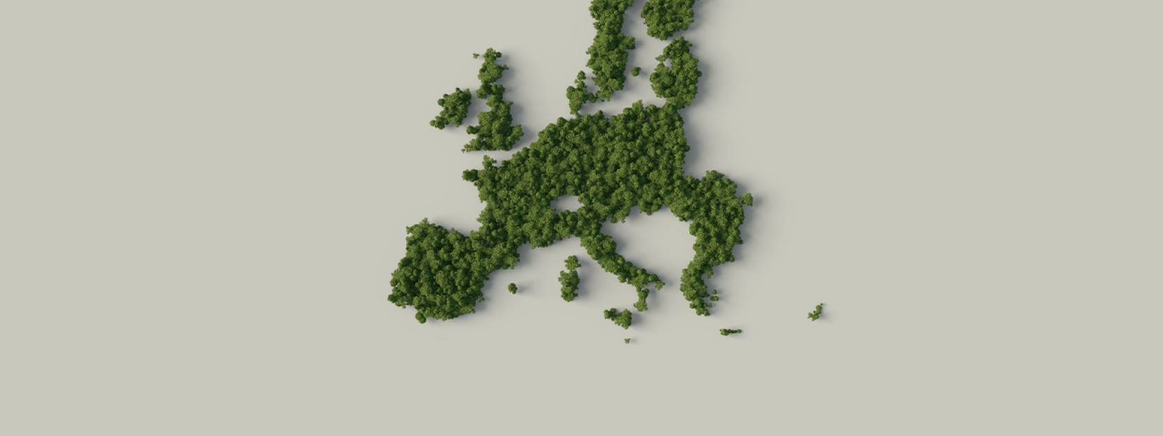 green map of europe