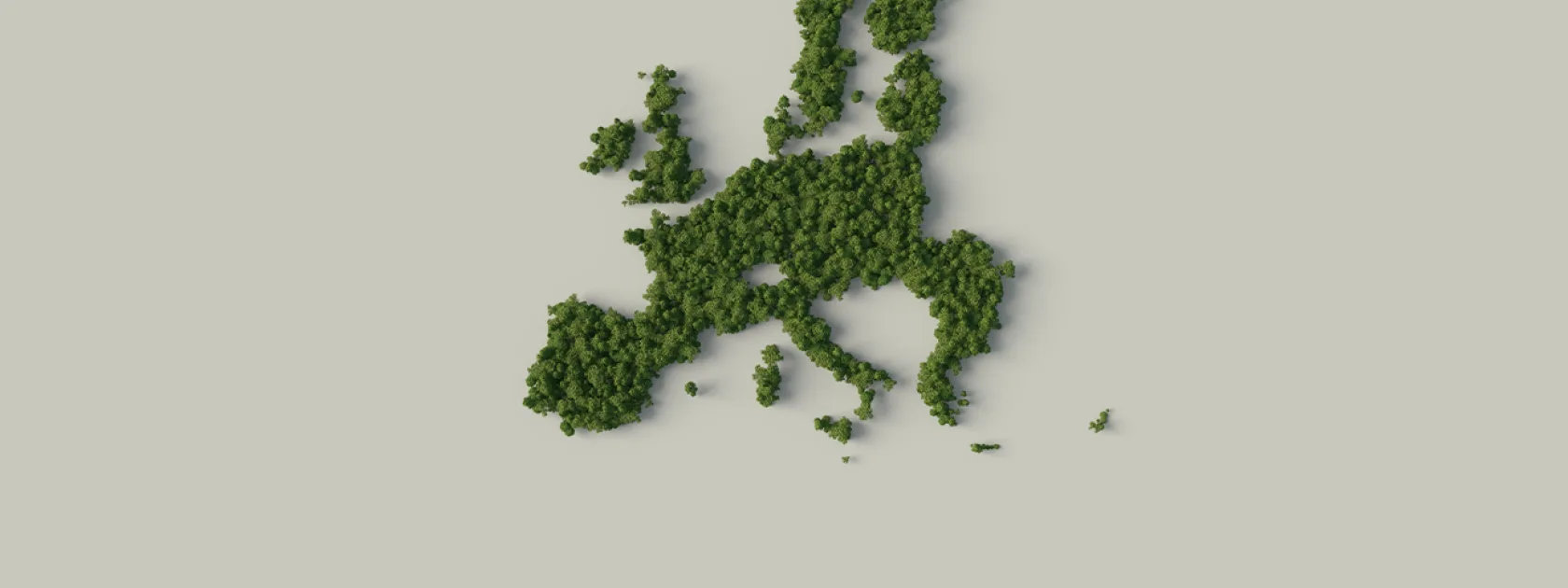 green map of europe