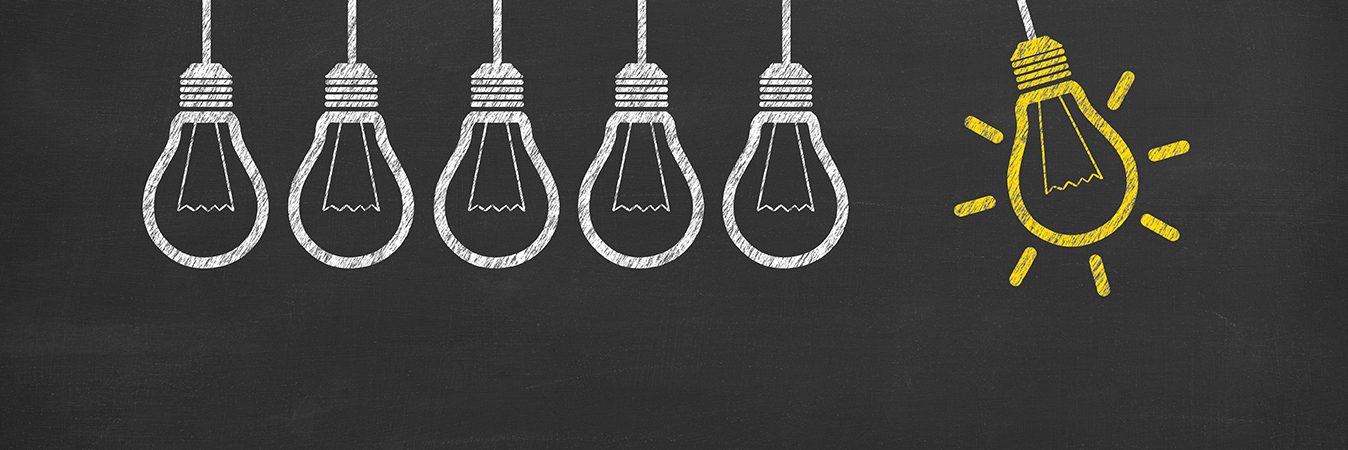 Image of four lightbulbs