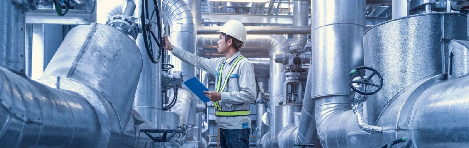 A person in a factory
