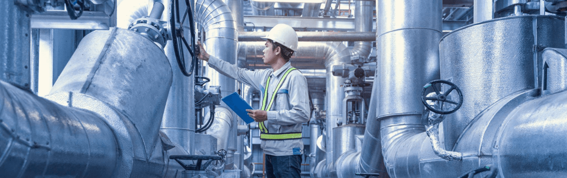 A person in a factory