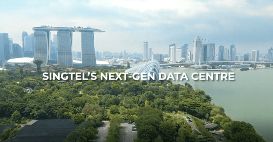 Picture showing Singapore cityspace