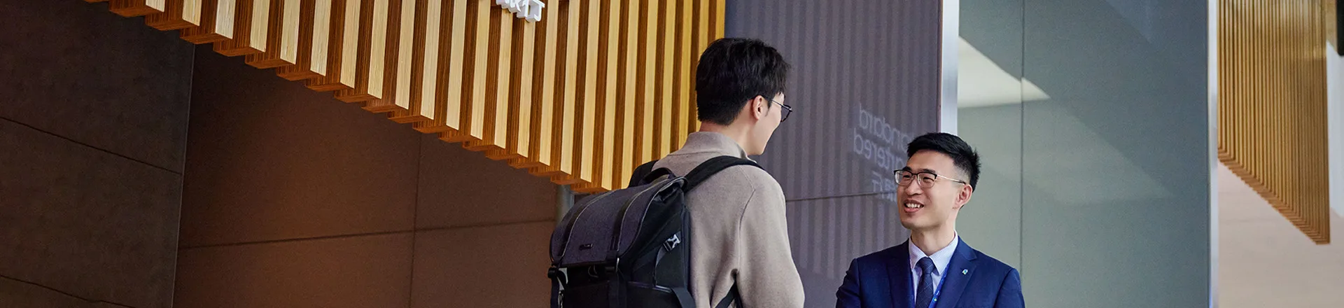 Colleague speaking 