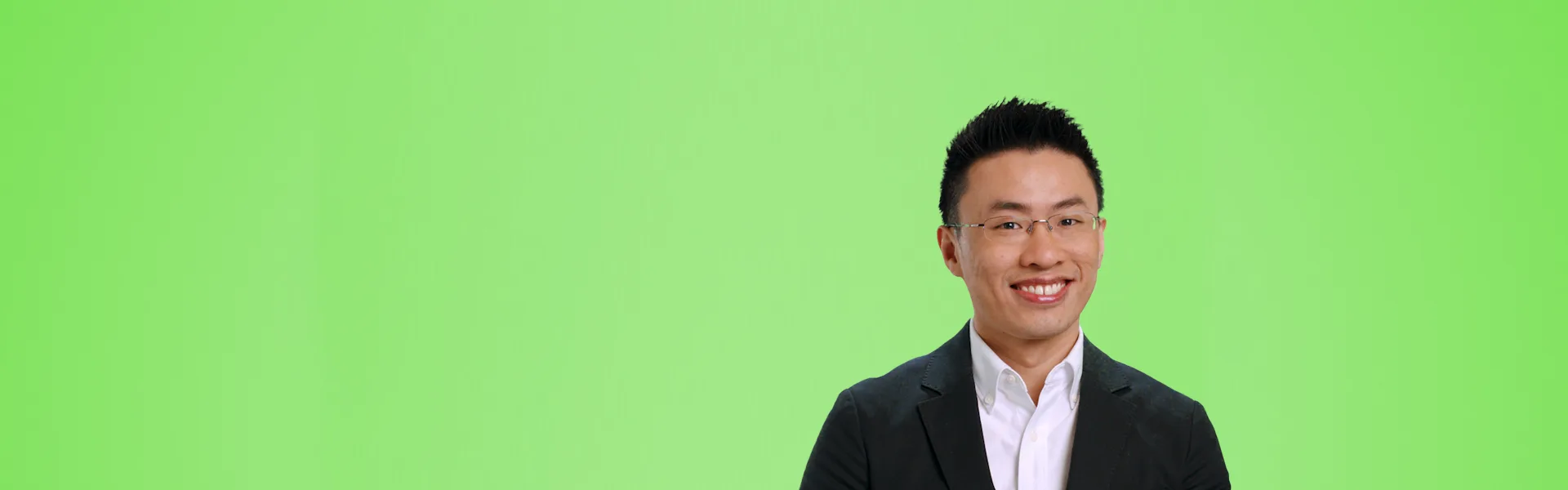 A person smiling 