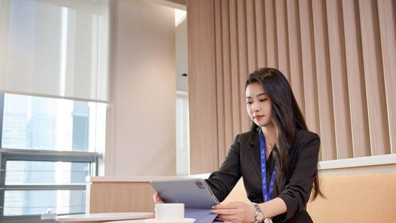 Woman at work 