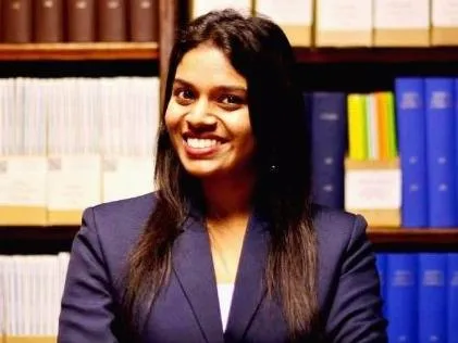 A portrait of Harsha Pillai