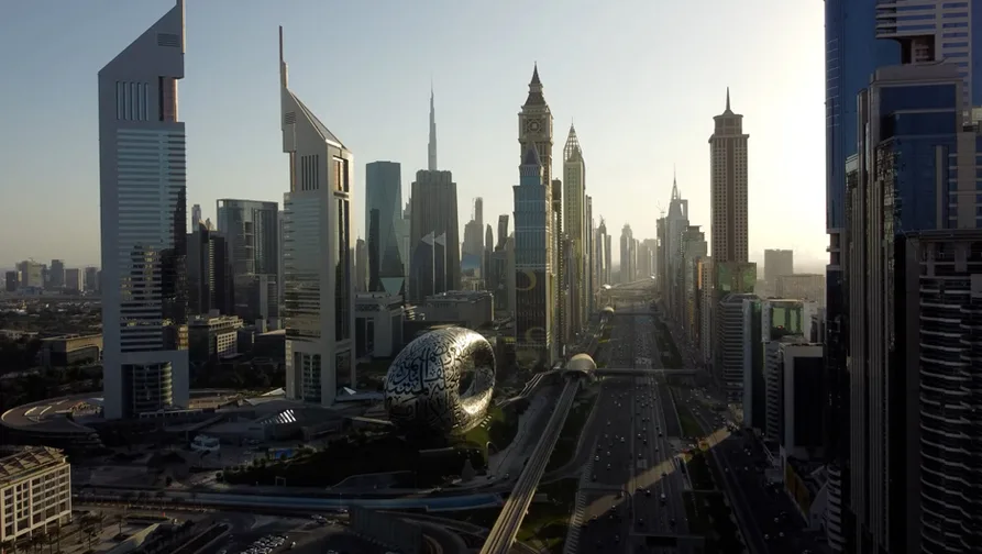skyline of a middle eastern city
