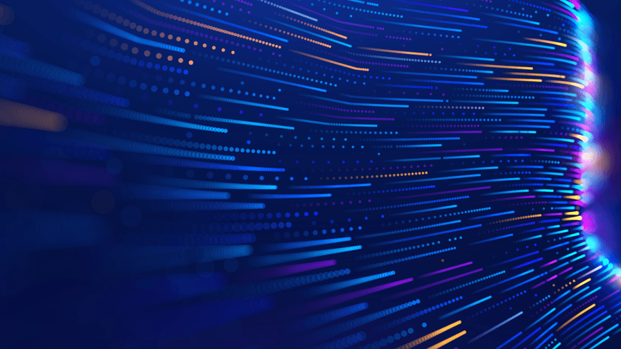 crest of digital lines