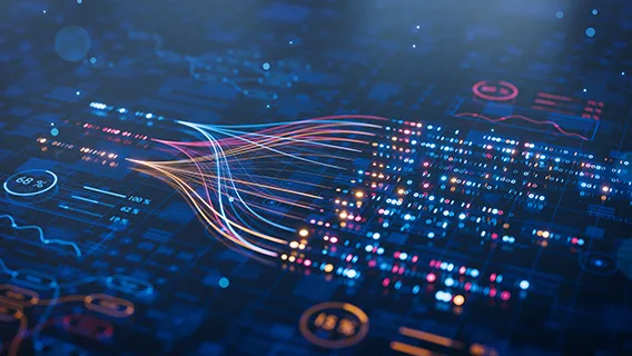 interconnecting nodes of data