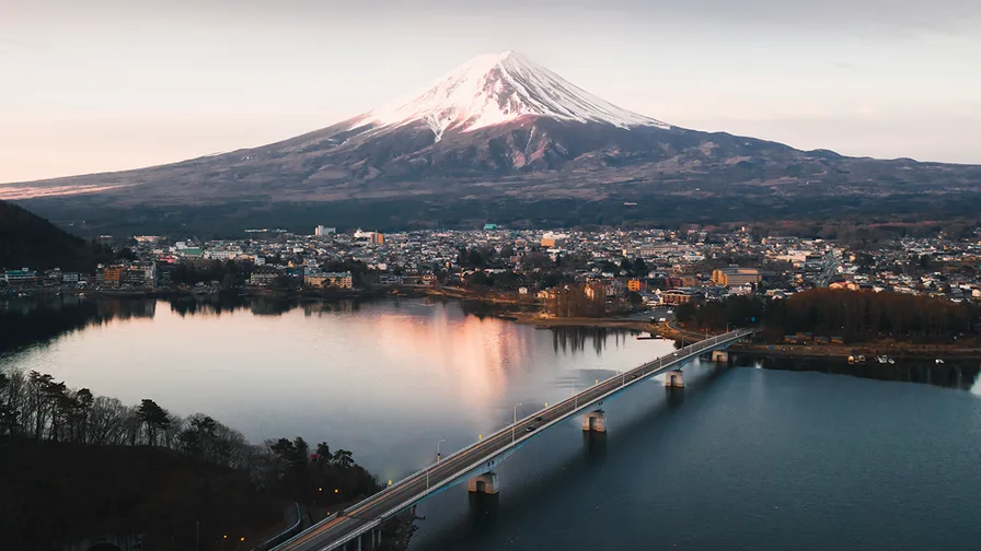View of Mount Fuji