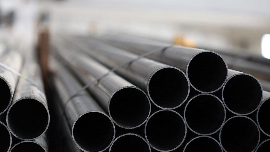 Picture of steel pipes
