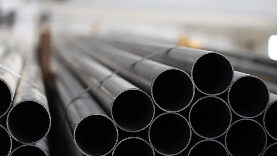 Picture of steel pipes
