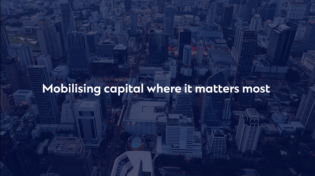 video thumbnail featuring skyline of city