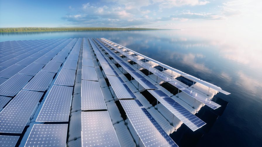 A series of solar panels