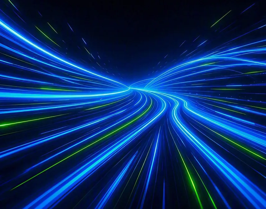 digital vector of lines converging