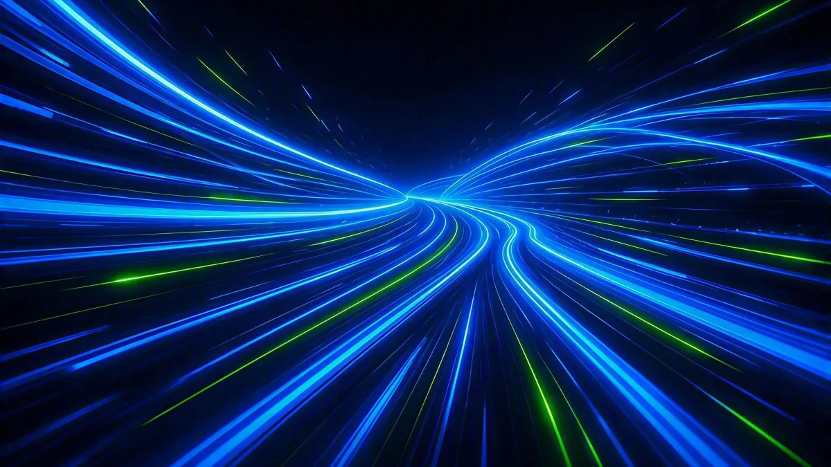 digital vector of lines converging