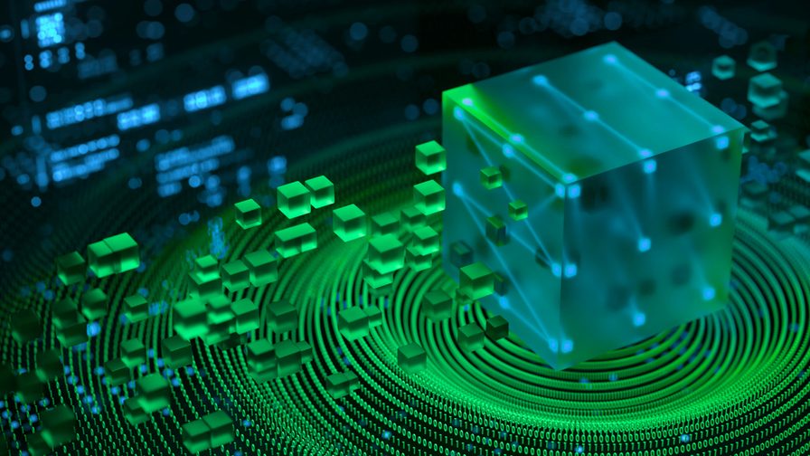 multiple cubes in green colour