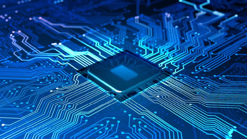 Image of AI microchip
