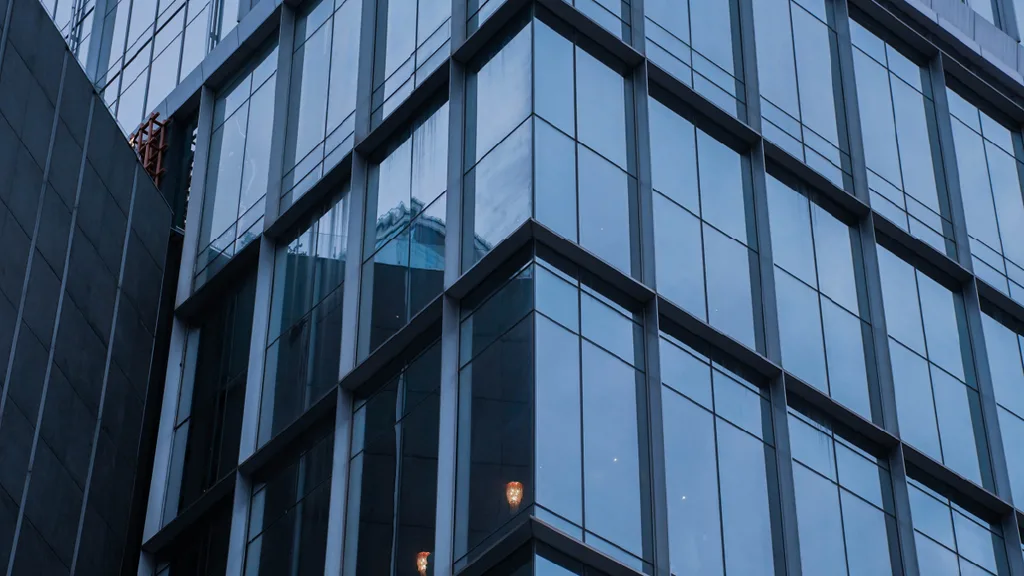 Image of a glass building