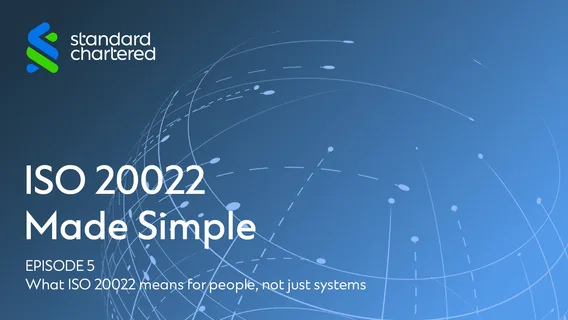 video title image for ISO 20022 podcast episode 5