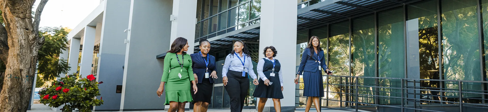 A group of women walking