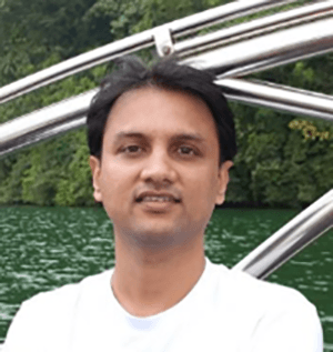 tarang profile picture on a boat