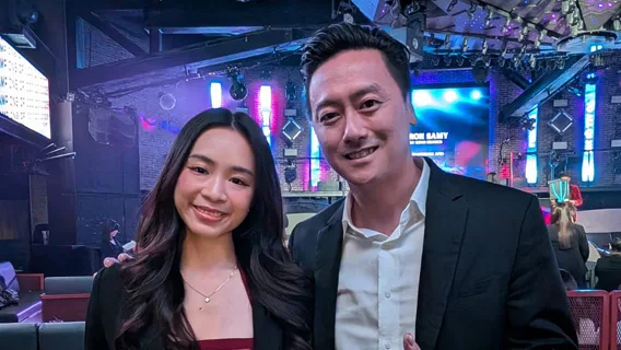 Walter at an award celebration