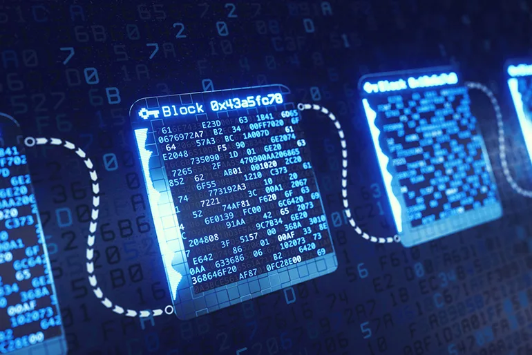 Image of a digital chip