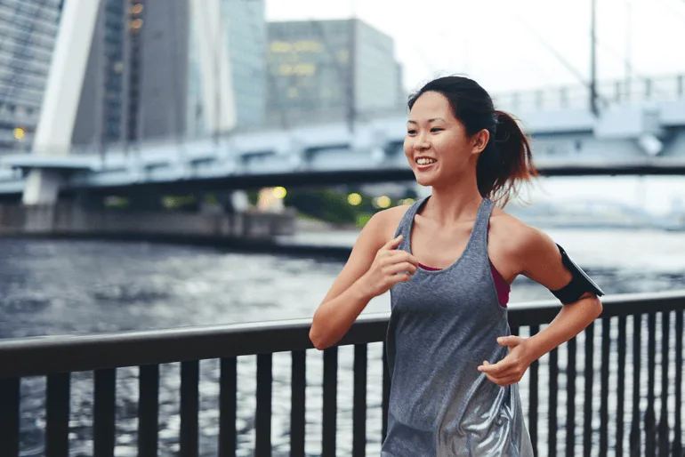 Woman running