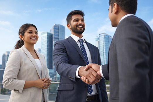 Business people working in the office