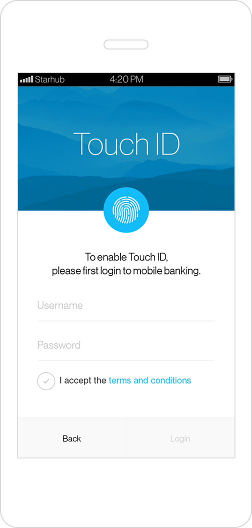 Standard Chartered Touch Login Service -Enable ID