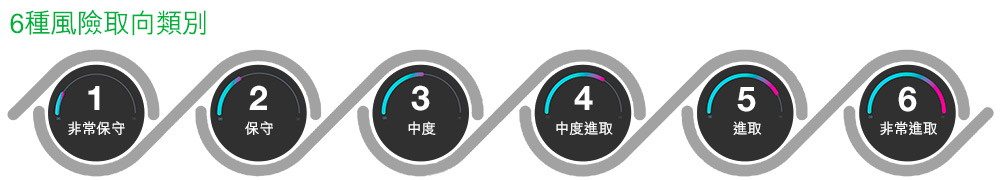 Classification of 6 risk profiles