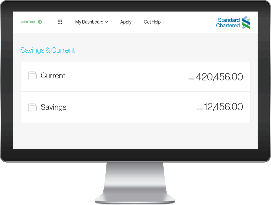 Fresh new face of online banking Standard Chartered Zambia