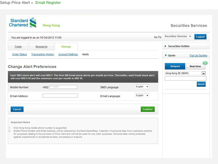 Standard chartered bank online forex trading