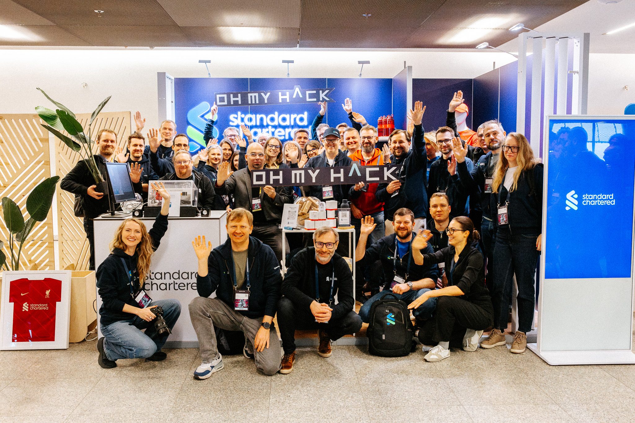 People at Oh My Hack event