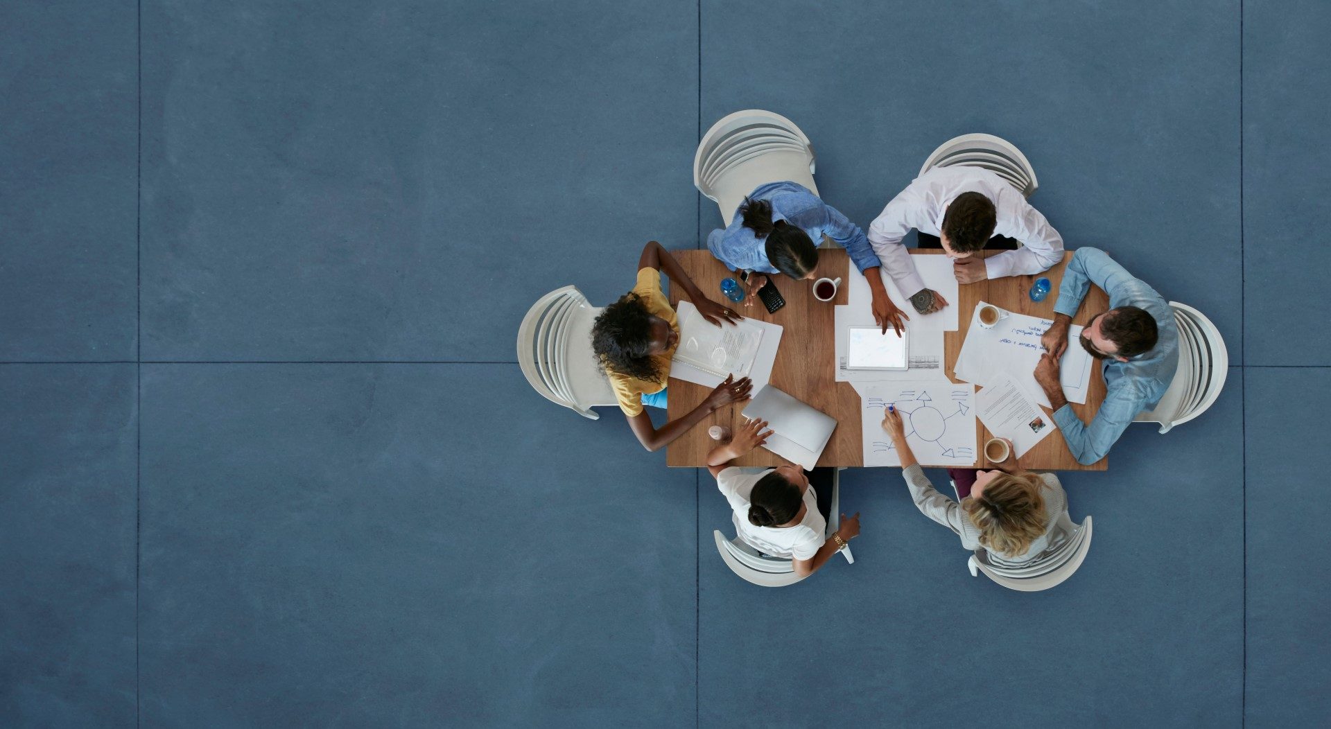 People around a table