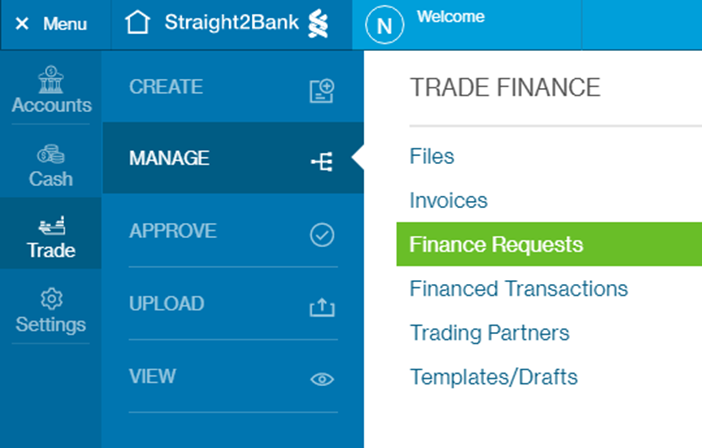 Manage Finance Request