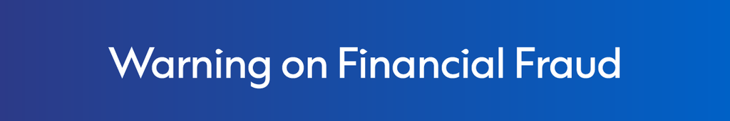 Fraud awareness banner