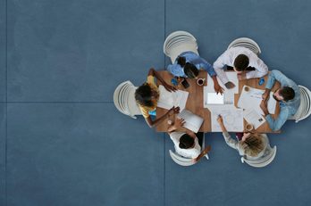 People around a table